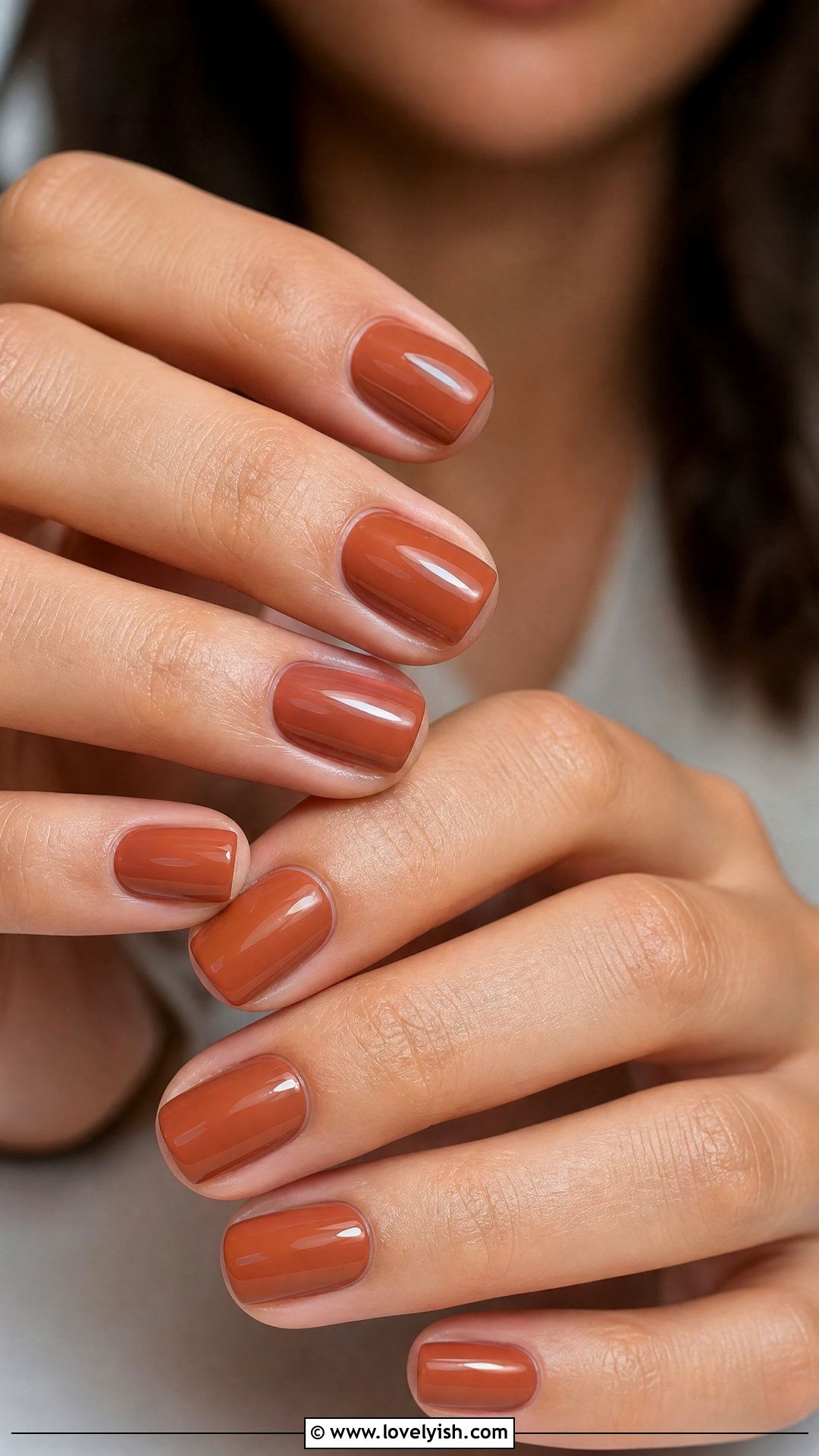 Terracotta Dip Powder Nails - 50 dip powder nails - 50 dip powder nails