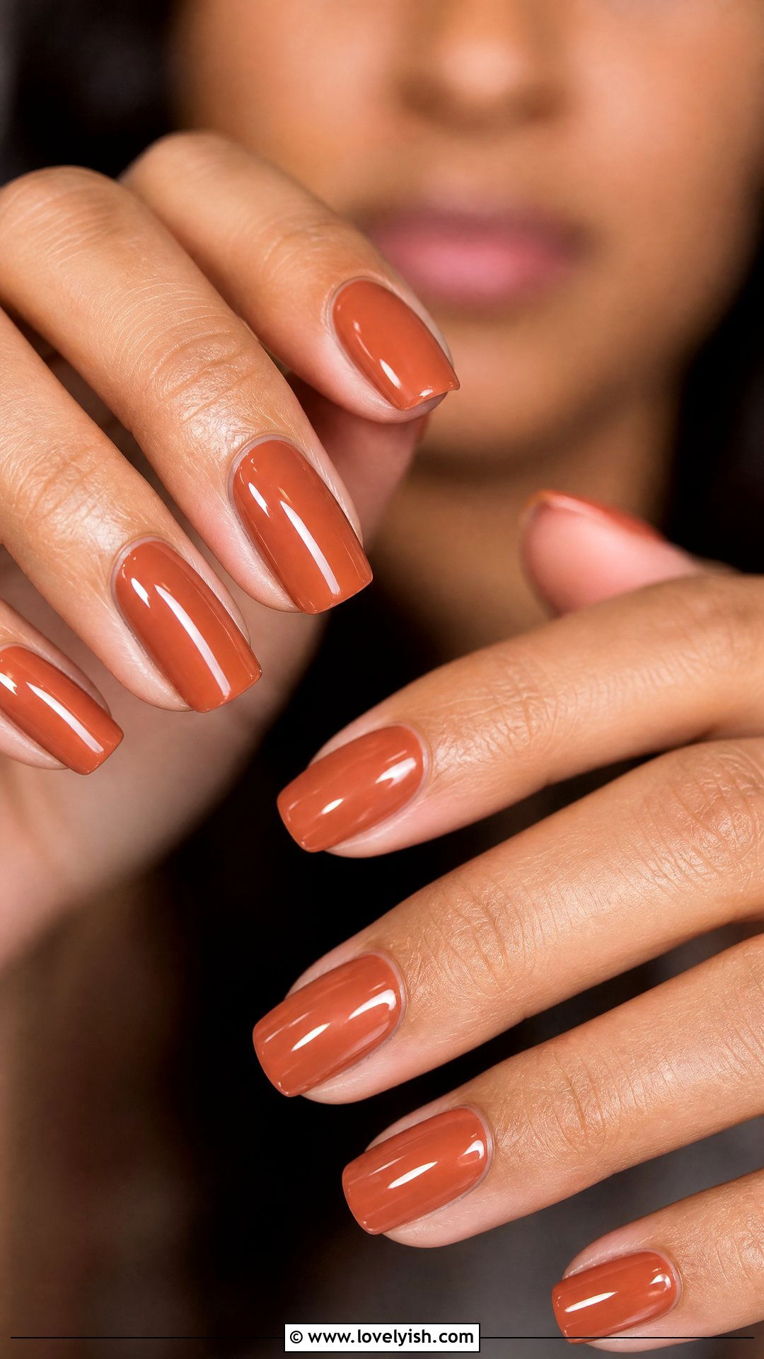 Terracotta Earth Tone Nails - 50 medium nails - 50 medium nails