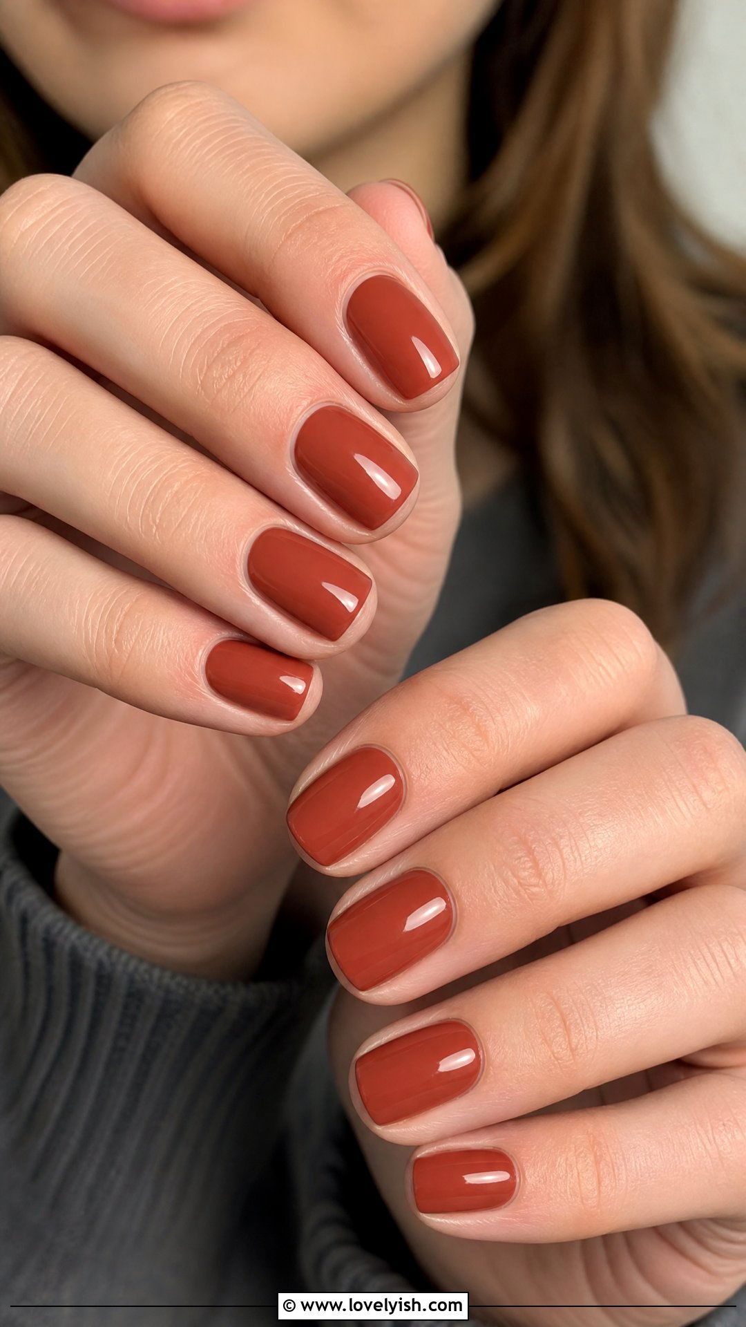 Terracotta Earth Tone Nails - 50 pictures of nail designs - 50 pictures of nail designs
