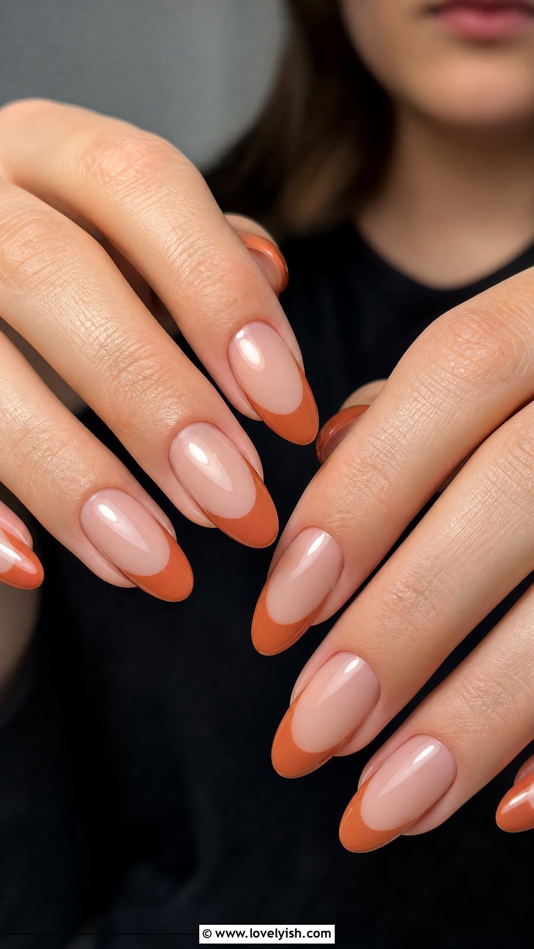 Terracotta French Tips - 50 minimalist french tips - 50 minimalist french tips