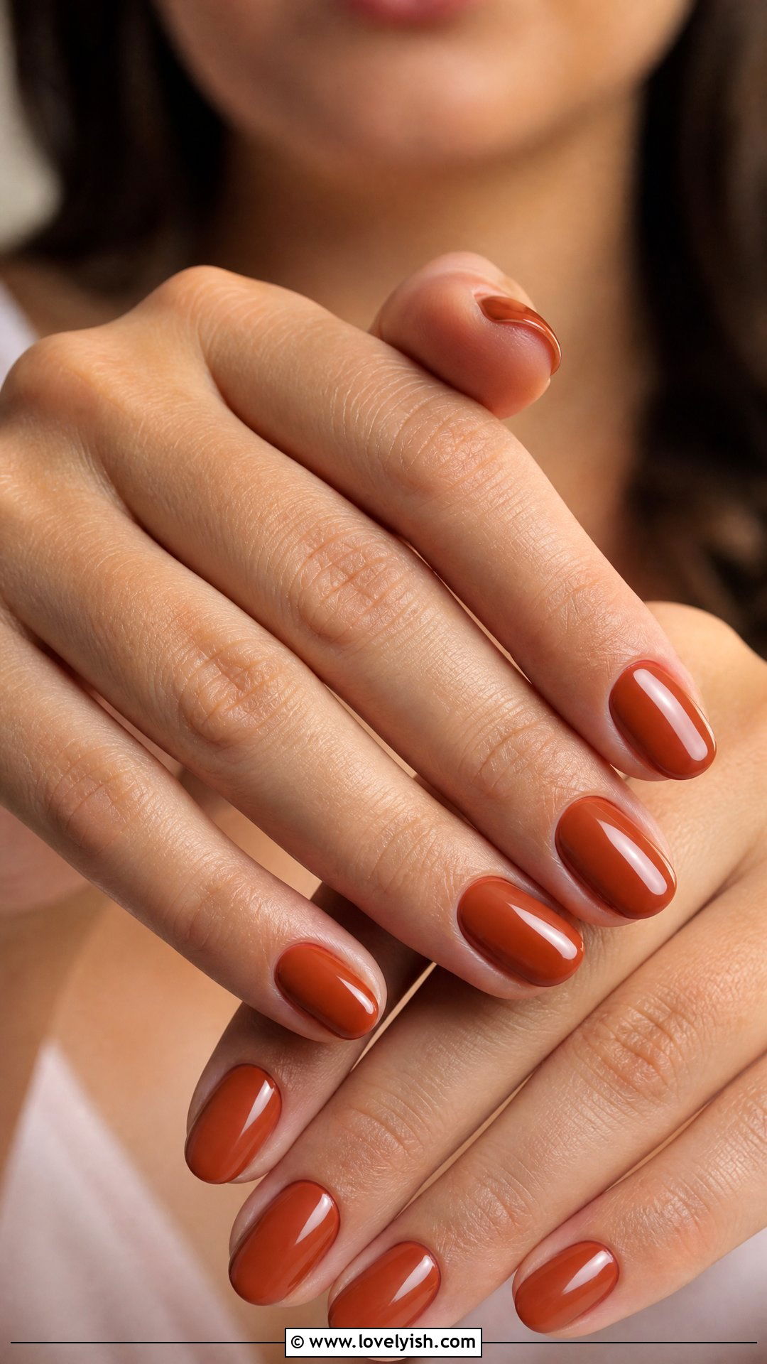 Terracotta Short Acrylic Nails - 50 short acrylic nails - 50 short acrylic nails