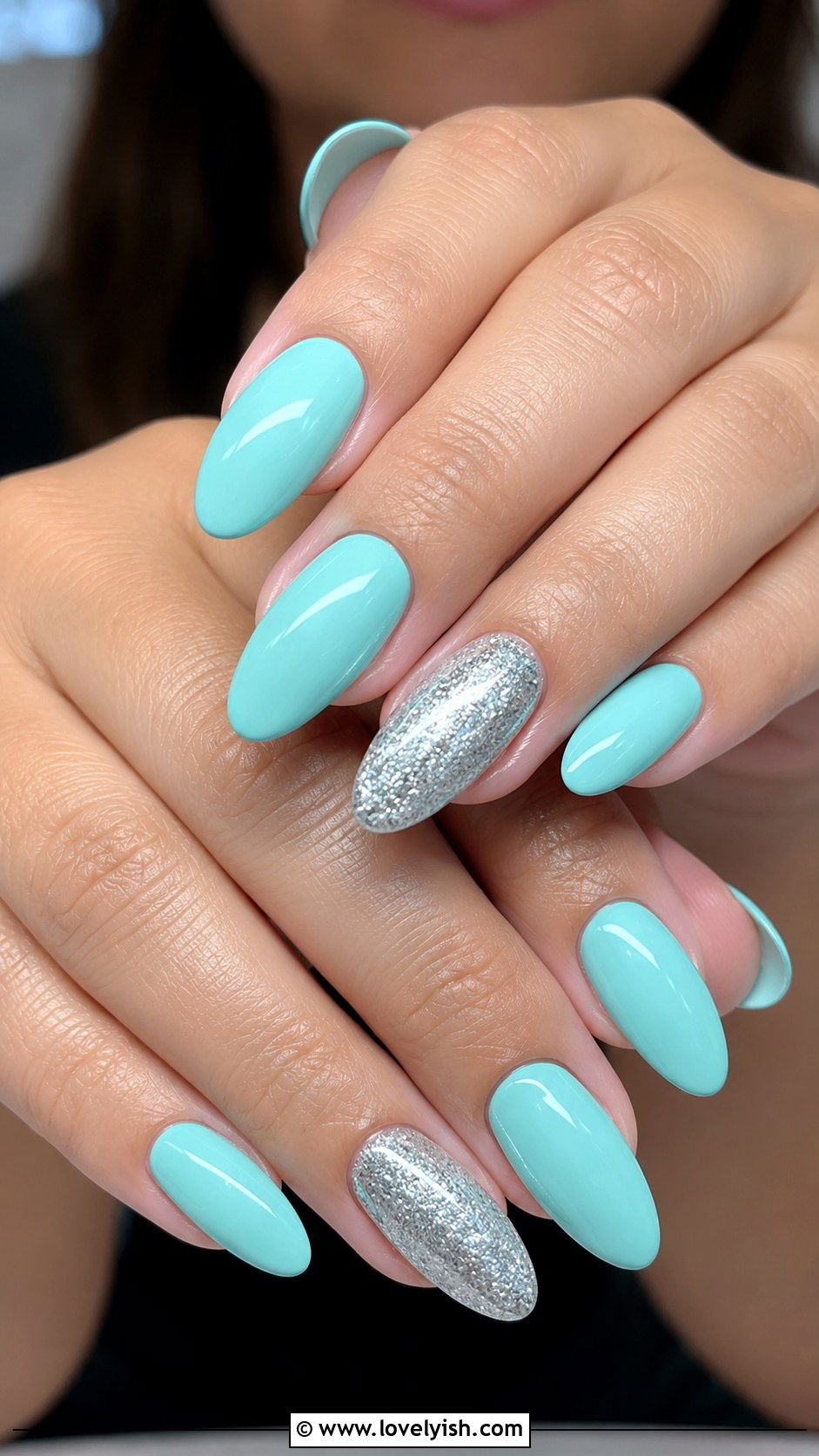Tiffany Blue Birthday Nails - 50 birthday nails - 50 birthday nails