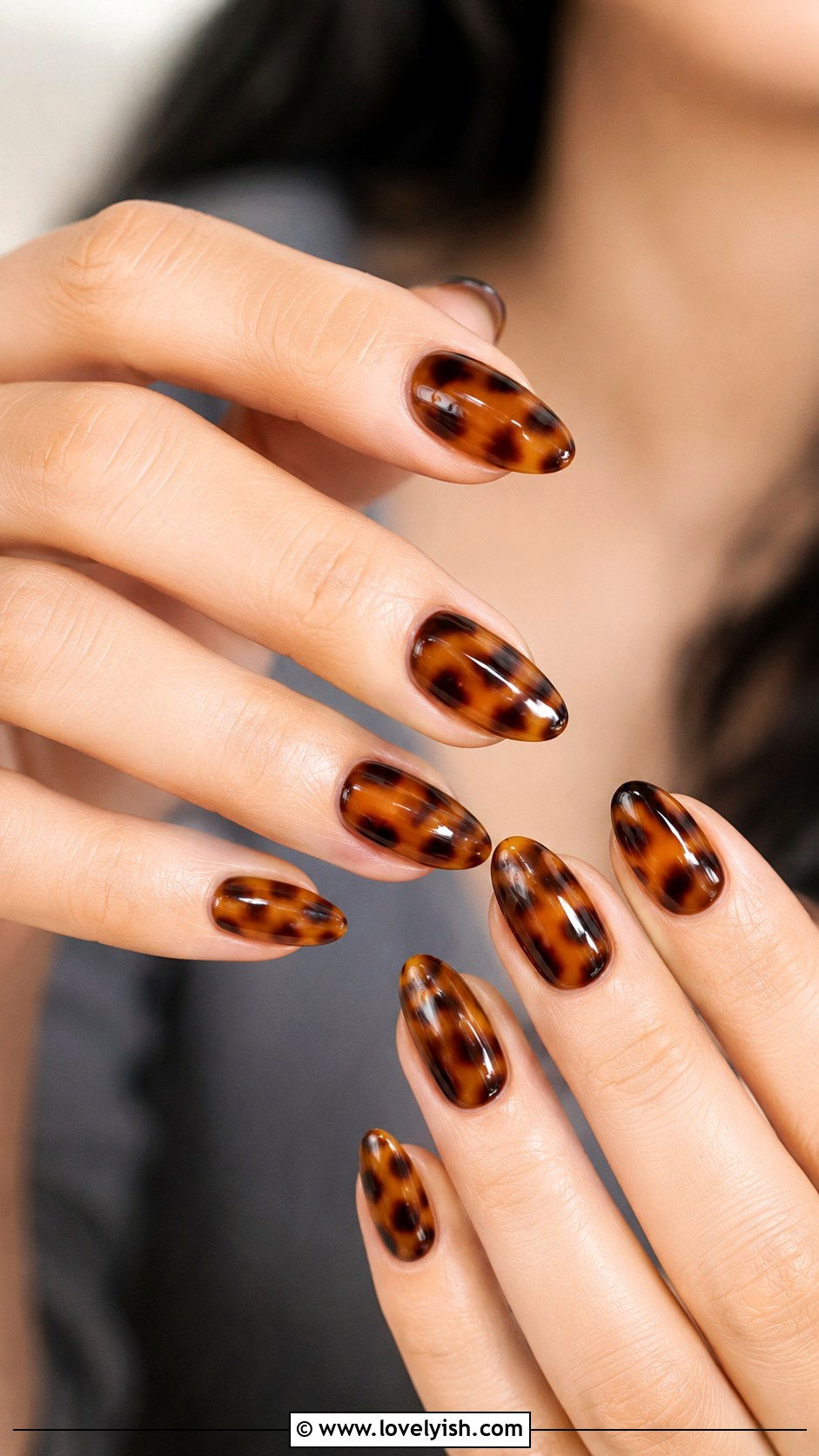 Tortoise Shell Nail Art - 25 cool nail art ideas - 25 cool nail art ideas