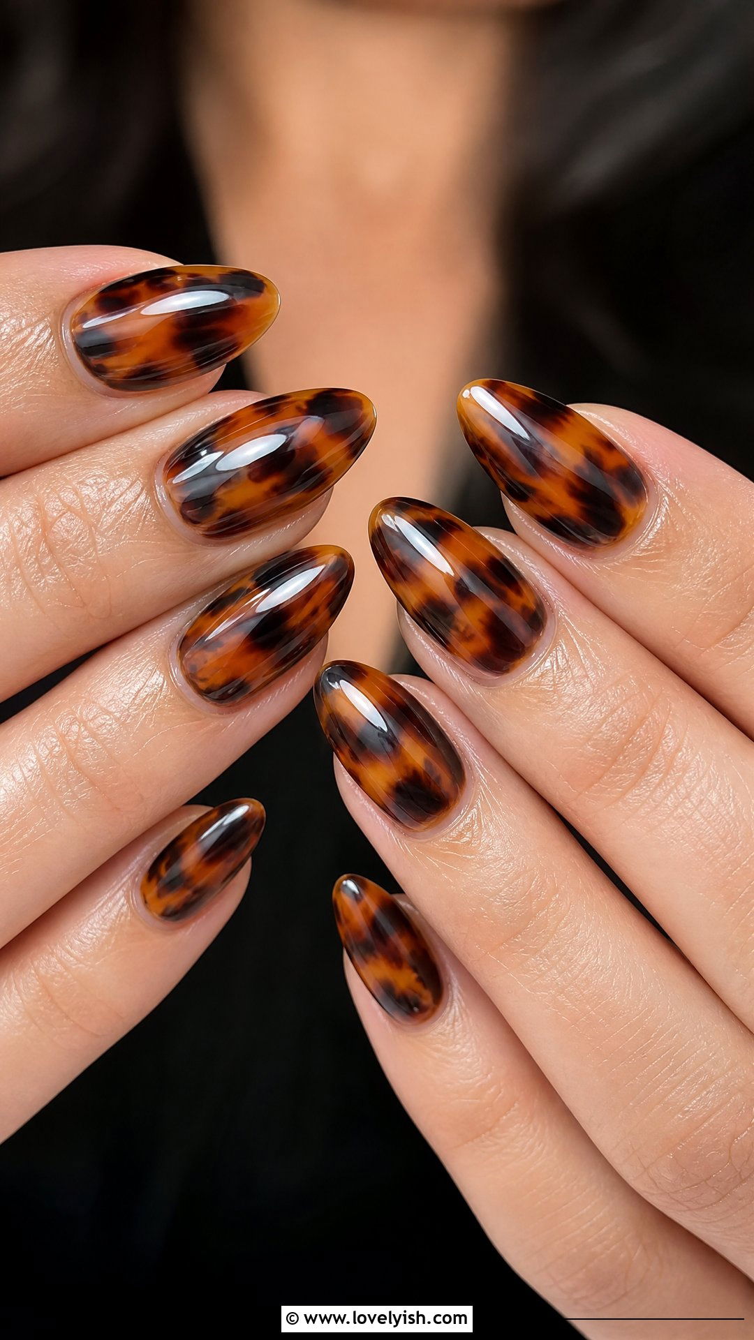 Tortoise Shell Nails - 50 popular nail designs - 50 popular nail designs