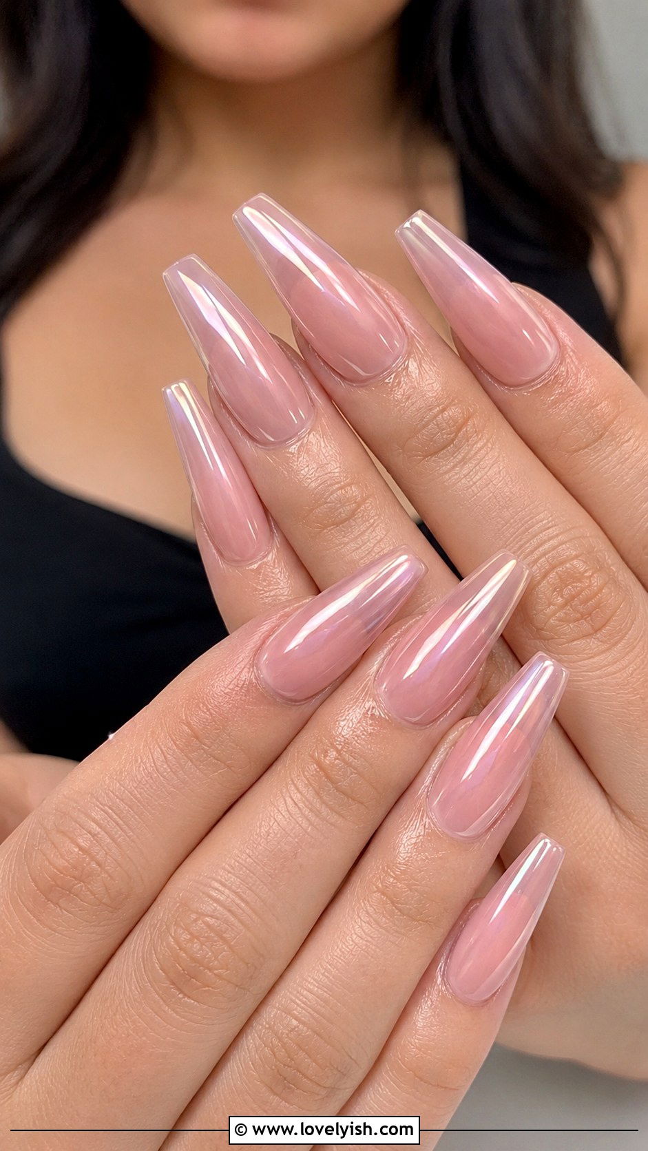 Tortoiseshell Coffin Nails - 25 coffin nail designs - 25 coffin nail designs