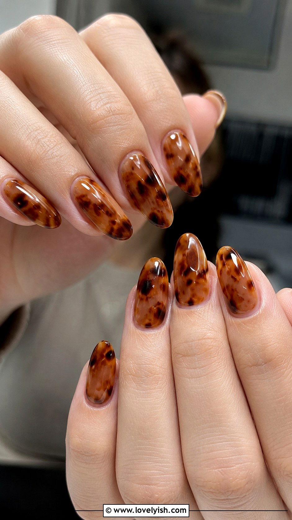 Tortoiseshell Gel X Nails - 50 gel x nails - 50 gel x nails
