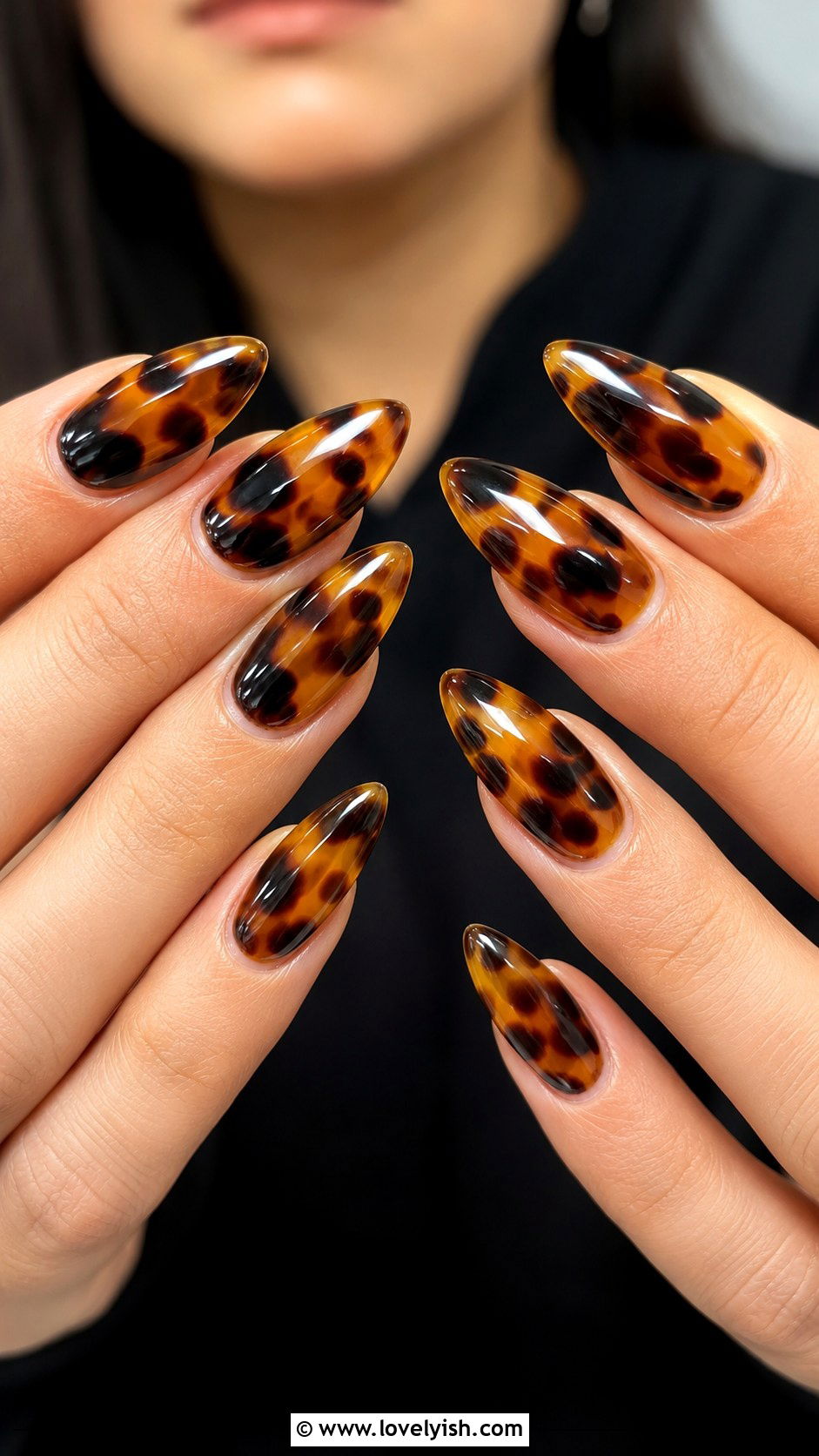 Tortoiseshell Nail Art - 50 diy nail art - 50 diy nail art