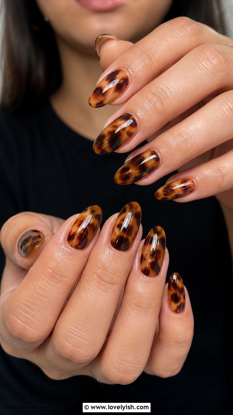 Tortoiseshell Nails - 35 nail art design ideas - 35 nail art design ideas