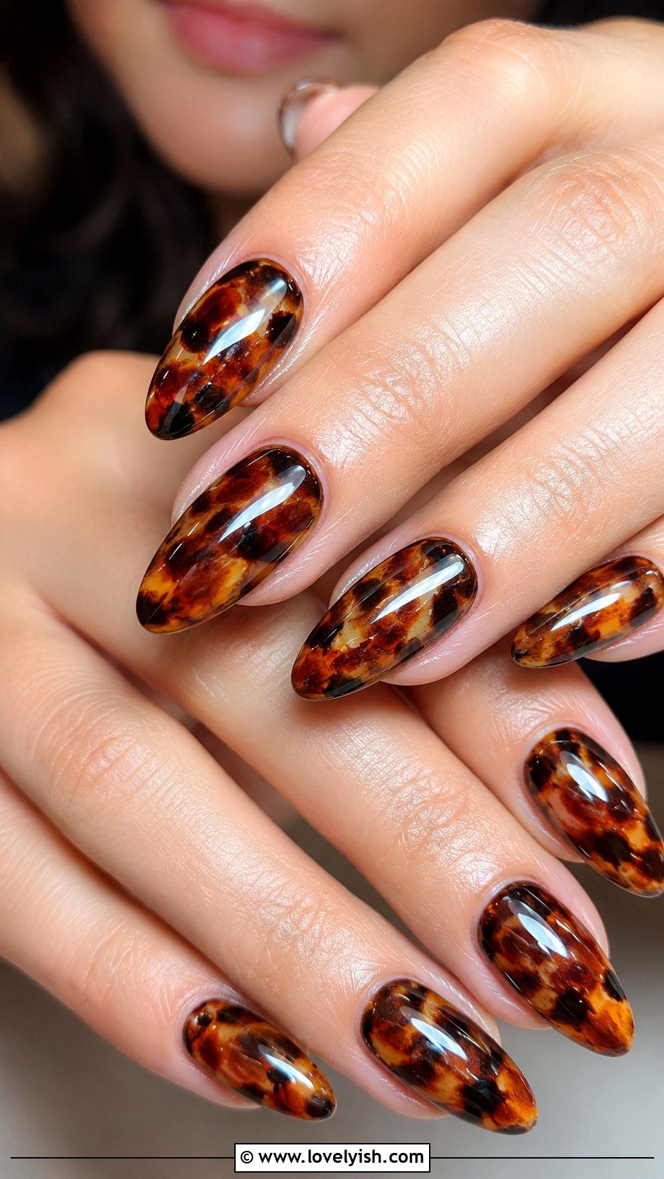 Tortoiseshell Nails - 43 nail art ideas - 43 nail art ideas