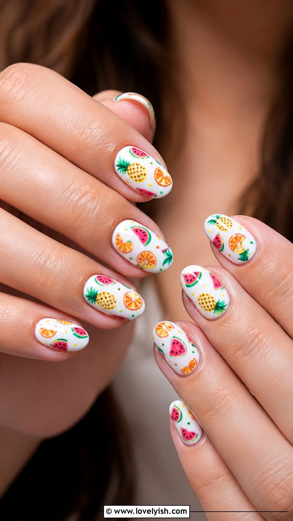 Tropical Fruit Nails - 50 beach nails - 50 beach nails