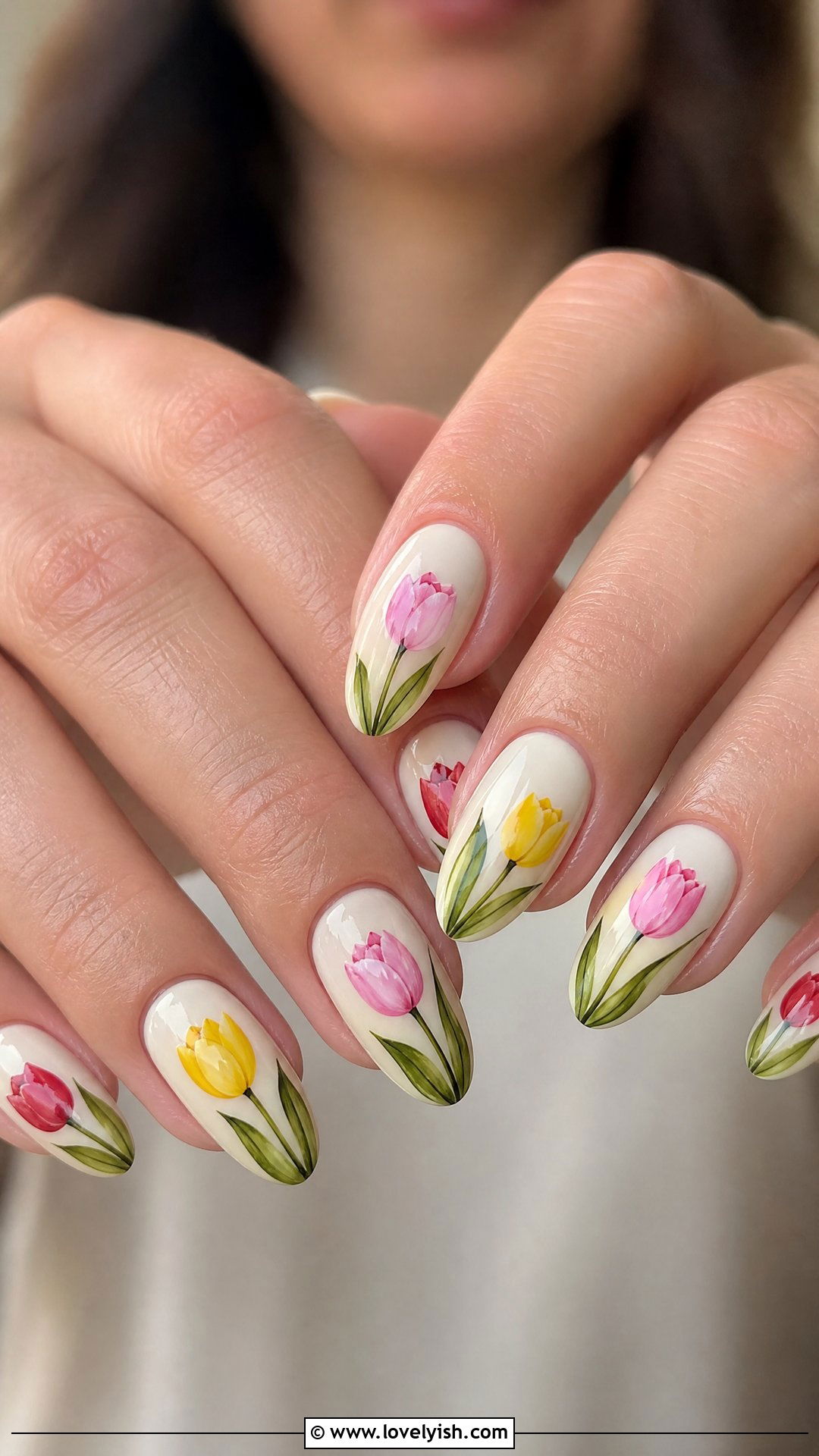 Tulip Garden Nails - 50 spring nails - 50 spring nails