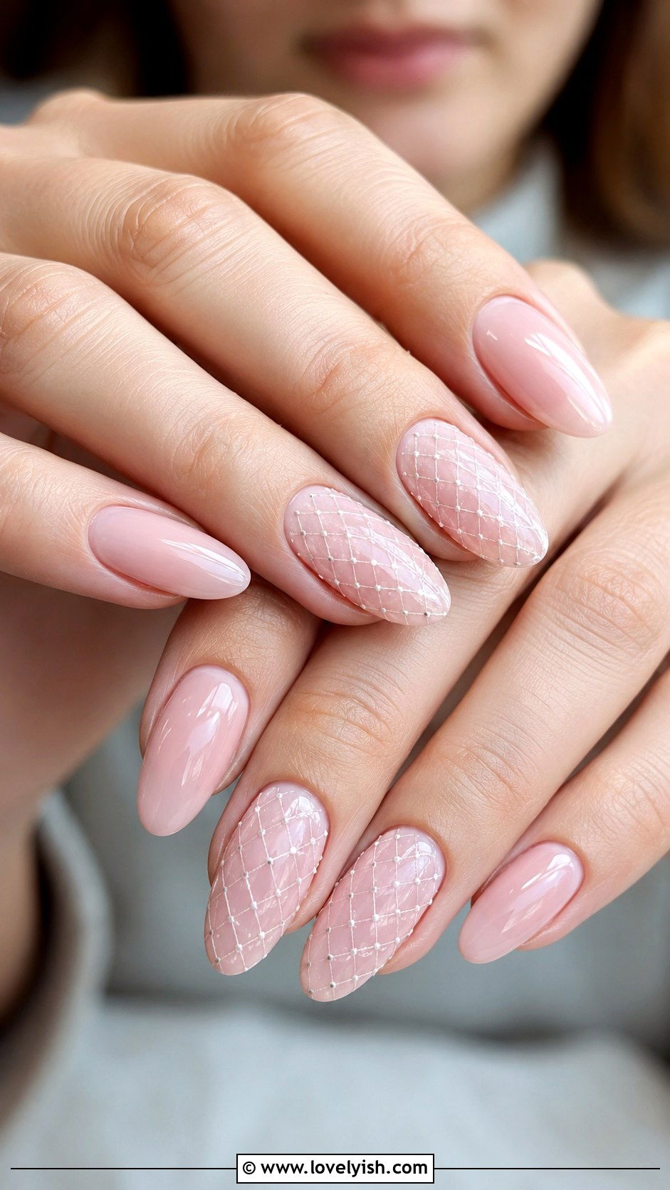 Tulle Inspired Sheer Pink Nails - 50 balletcore nails - 50 balletcore nails