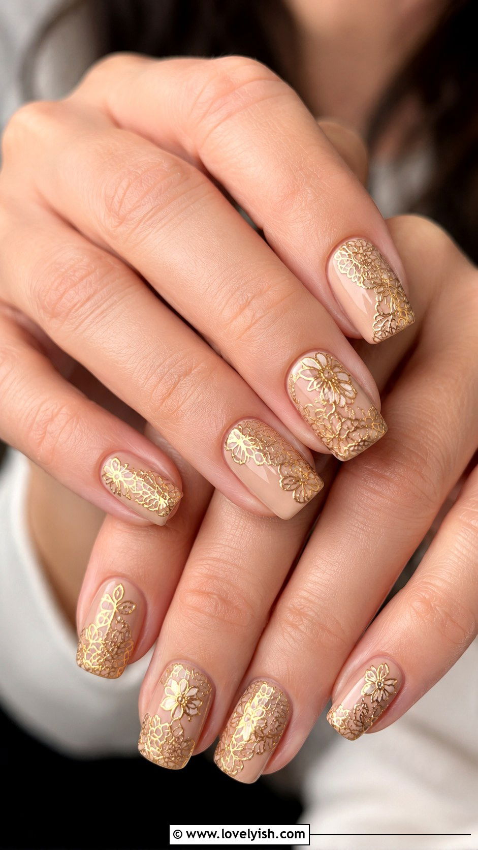 UV Gel Nails With Nail Stamping Art - 50 uv gel nails - 50 uv gel nails