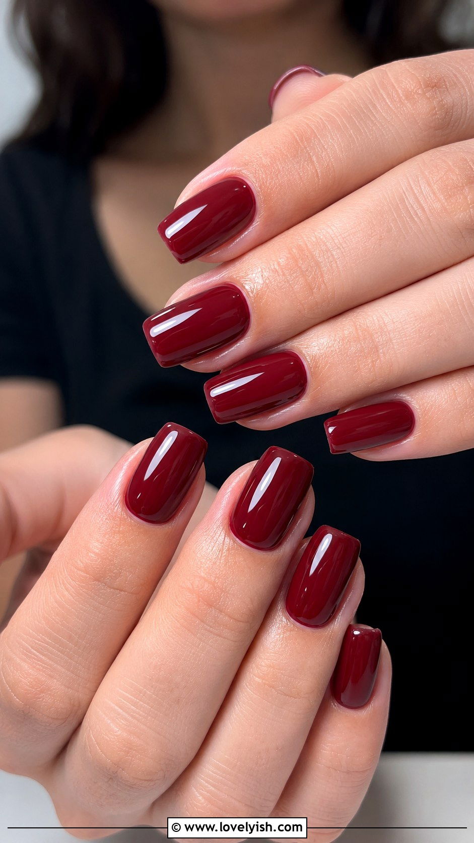 UV Gel Nails in Deep Red - 50 uv gel nails - 50 uv gel nails