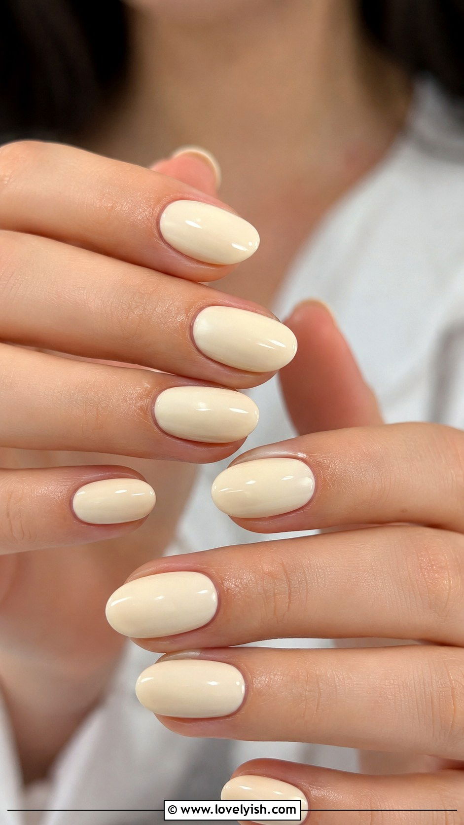 Vanilla Cream Nails - 50 pretty nails - 50 pretty nails