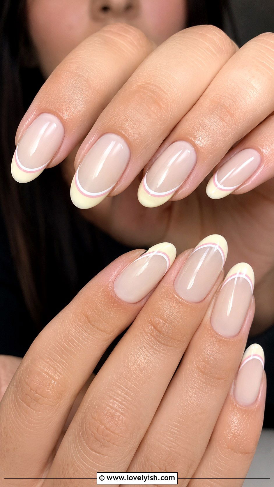 Vanilla Double French Nails - 50 vanilla girl nails - 50 vanilla girl nails