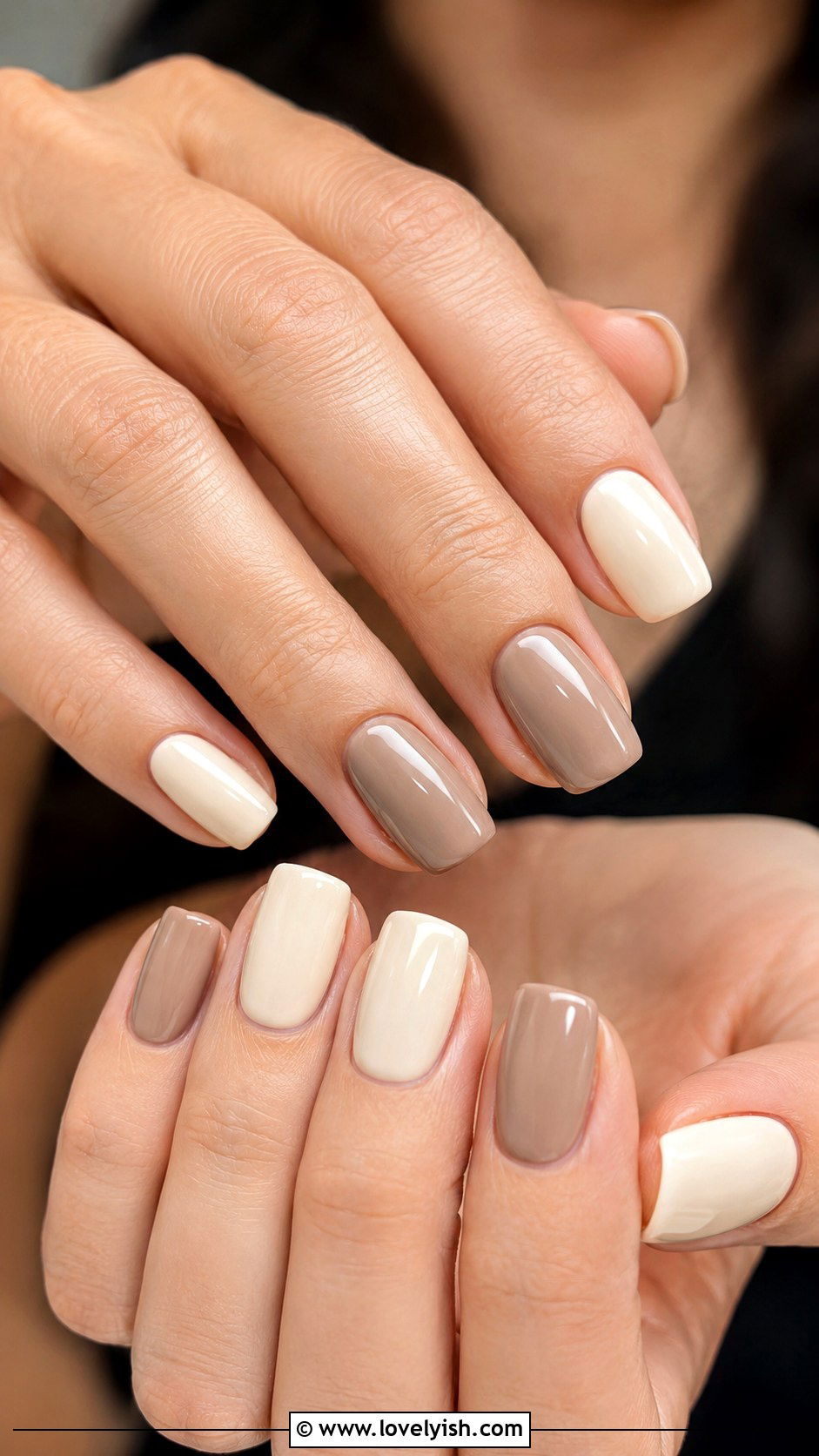 Vanilla and Mocha Mousse Nails - 50 vanilla girl nails - 50 vanilla girl nails