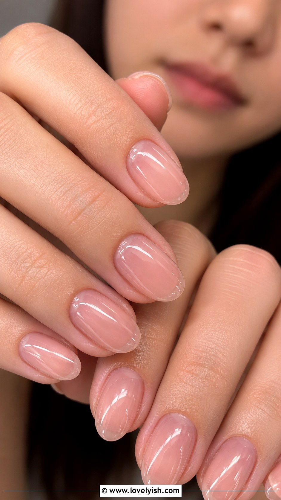 Velvet Aura Nails in Nude - 50 neutral nails - 50 neutral nails