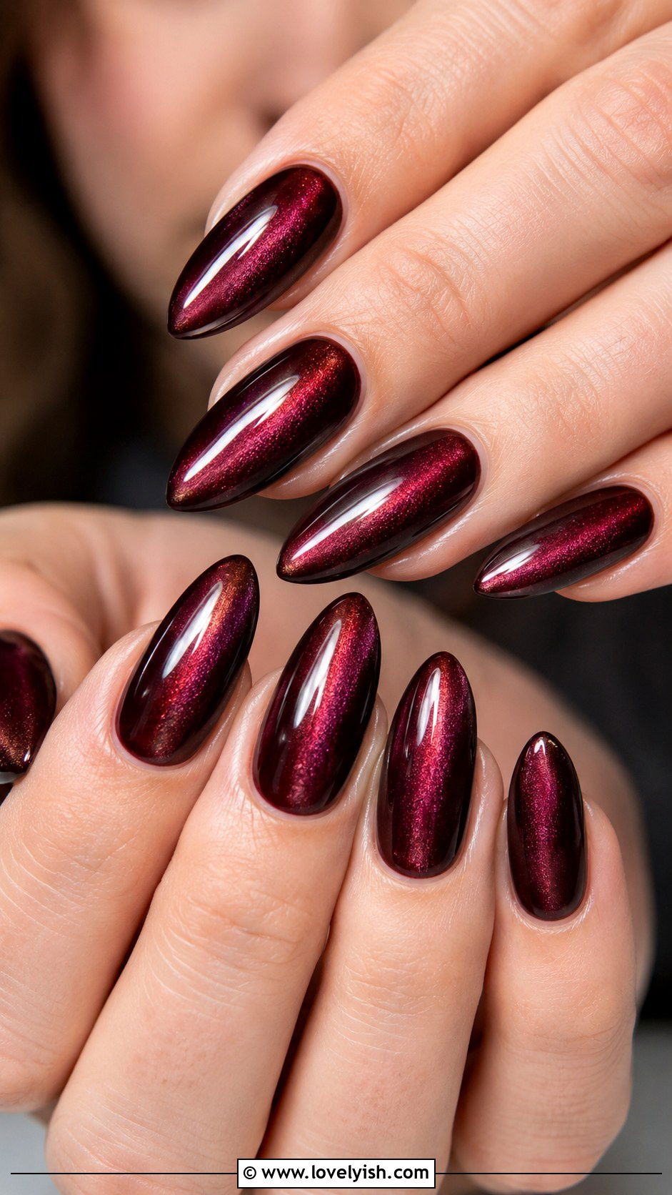 Velvet Cat Eye Gel X Nails - 50 gel x nails - 50 gel x nails