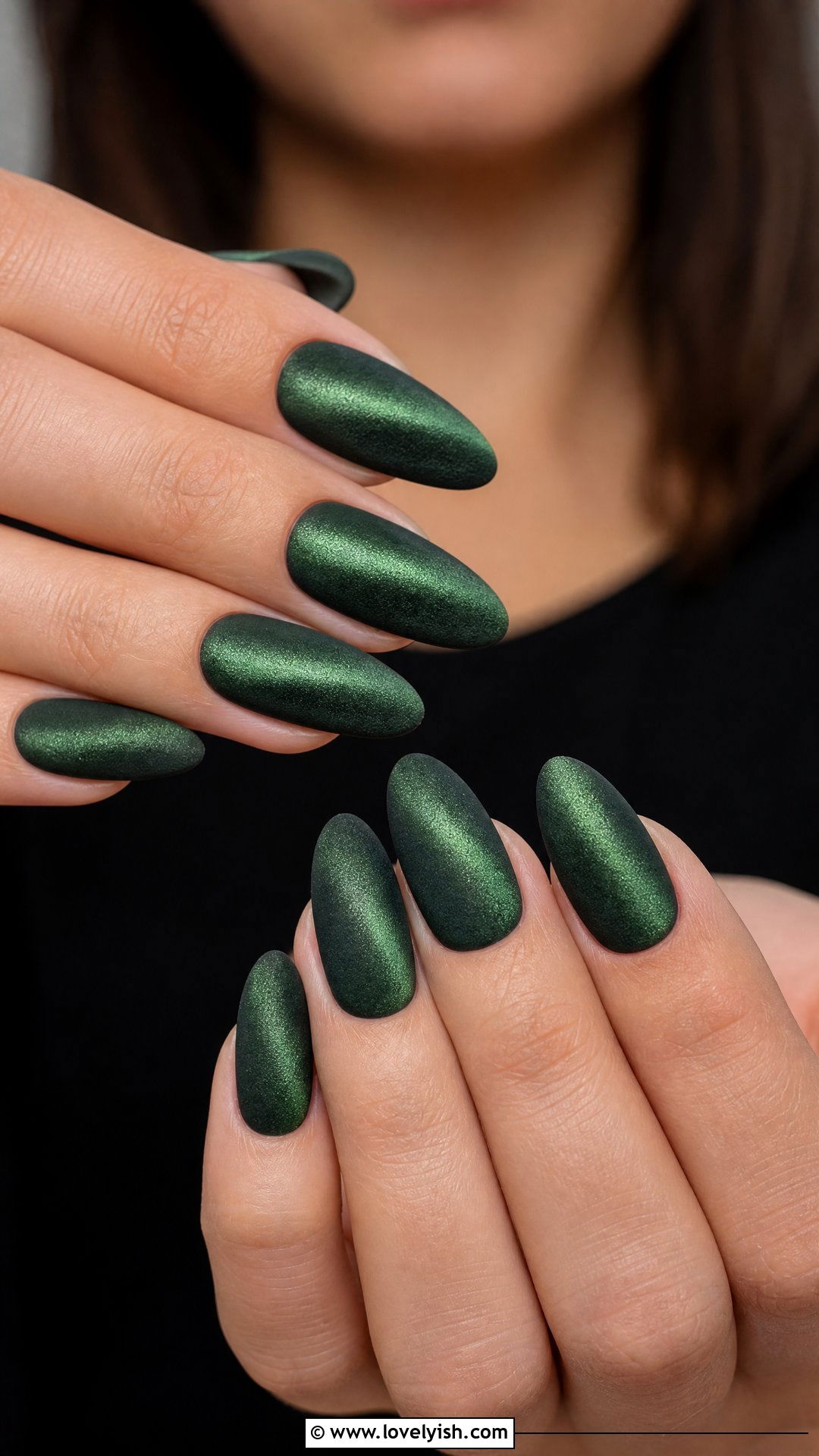 Velvet Cat Eye Nails - 50 cateye nail designs - 50 cateye nail designs