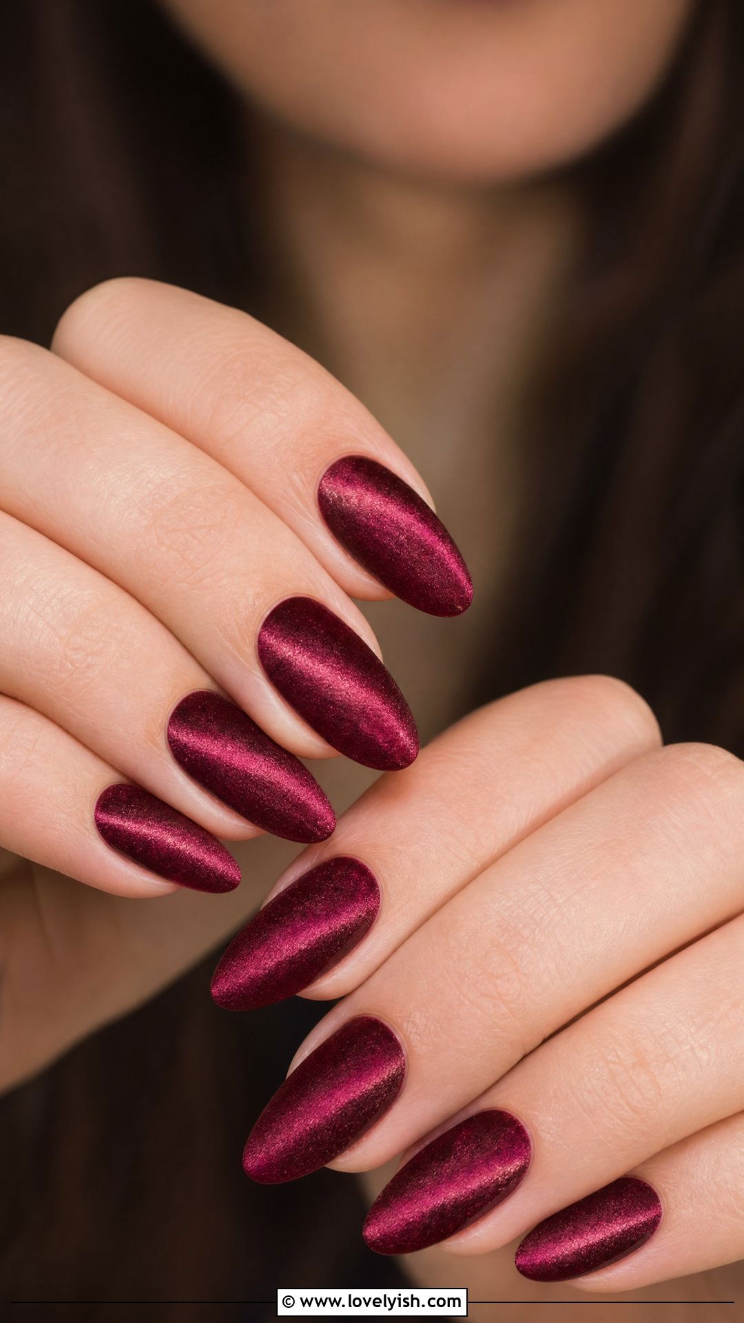 Velvet Powder Nails - 50 crazy nail designs - 50 crazy nail designs