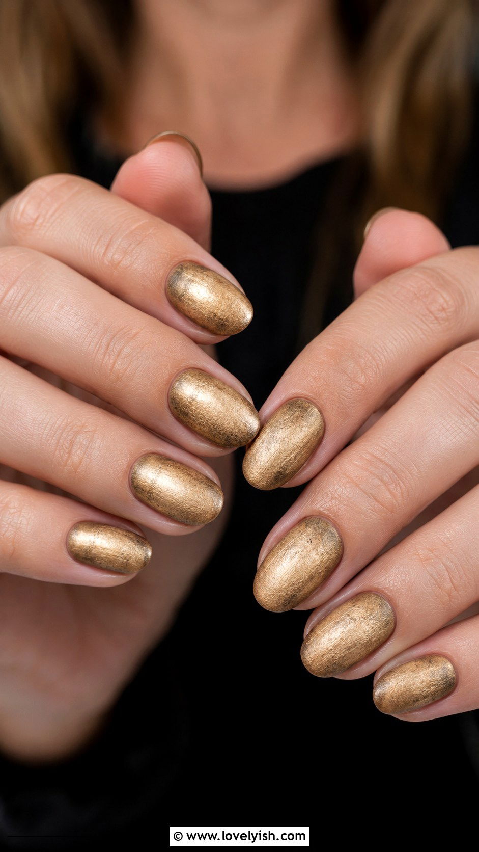 Vintage Inspired Antique Gold Wedding Nails - 38 wedding nail designs - 38 wedding nail designs