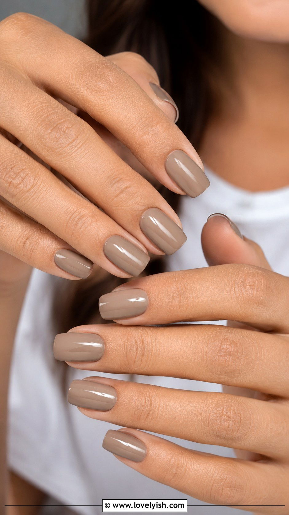 Warm Taupe Nails - 50 neutral nails - 50 neutral nails