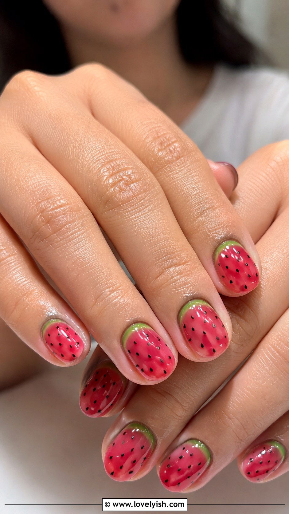 Watermelon Jelly Nails - 50 jelly nails - 50 jelly nails