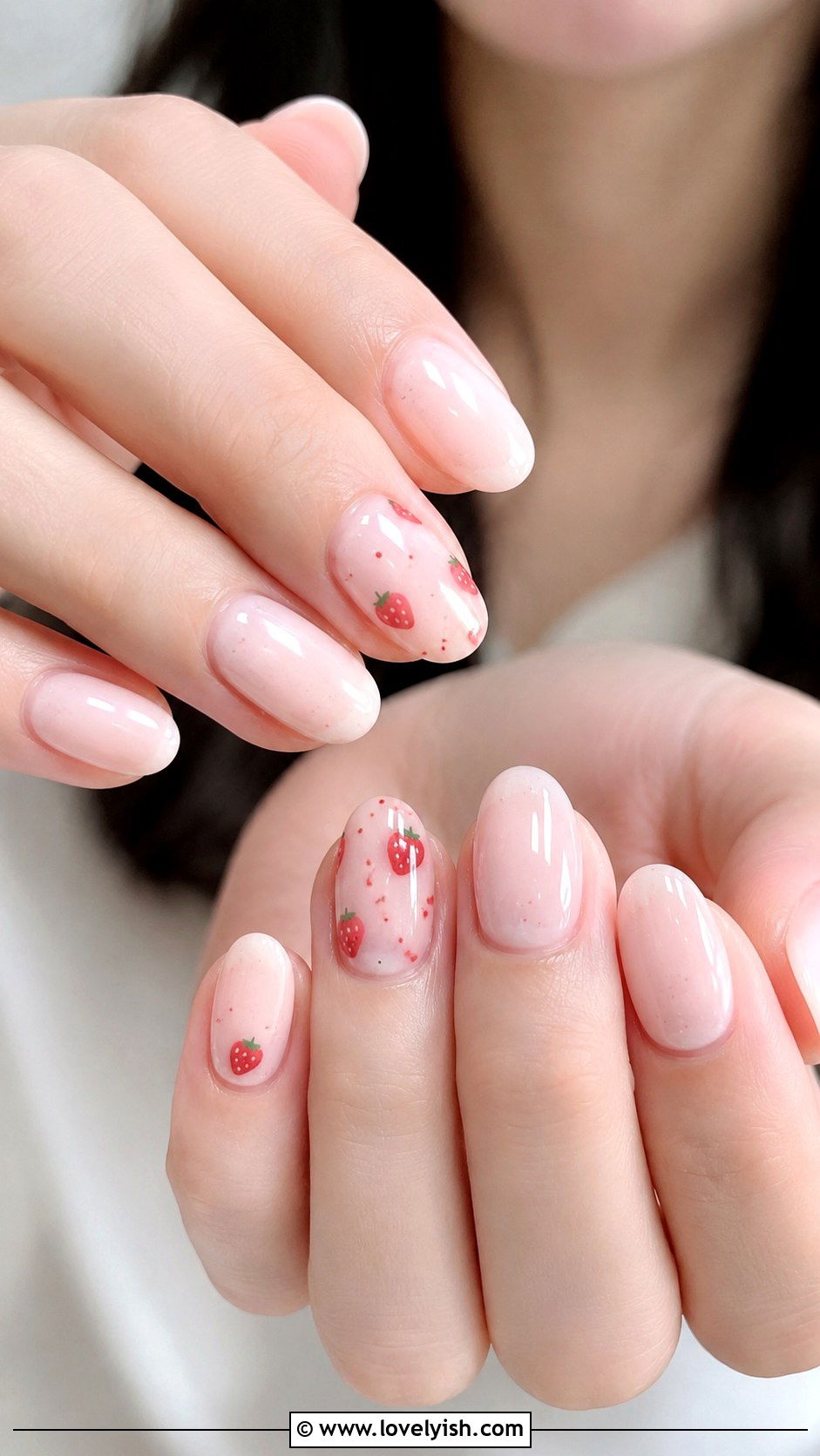 Watermelon Pink Nails - 50 pretty nails - 50 pretty nails