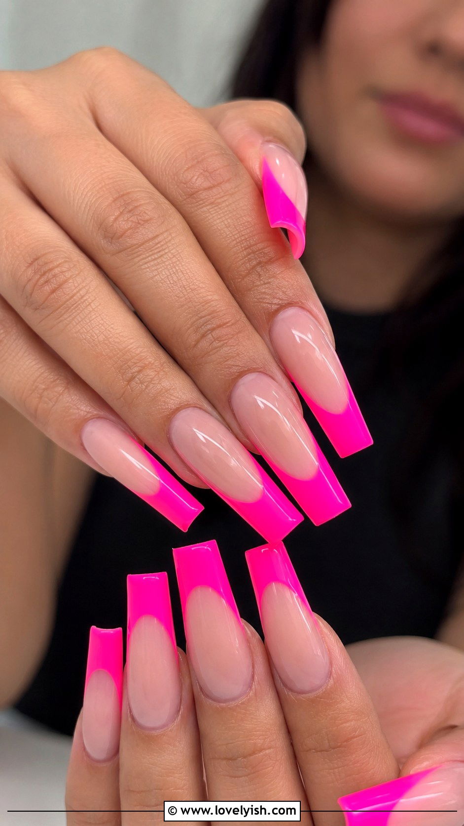 Watermelon Slice Nails - 34 nail design for summer - 34 nail design for summer