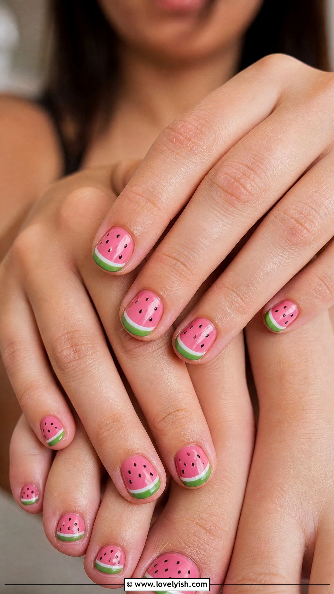 Watermelon Slice Pedicure - 50 summer pedicure - 50 summer pedicure