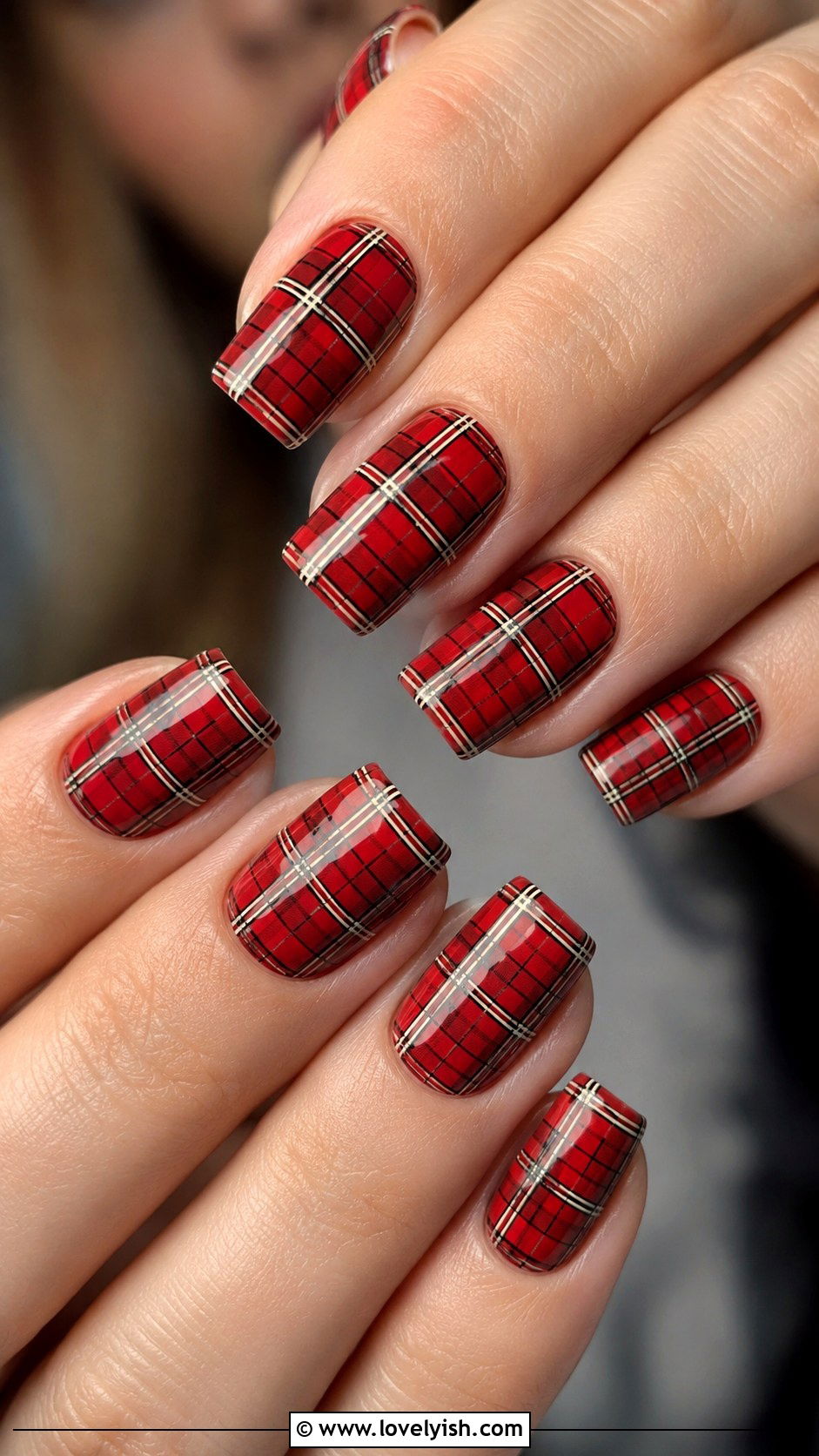 Western Plaid Nails - 50 western nail designs - 50 western nail designs