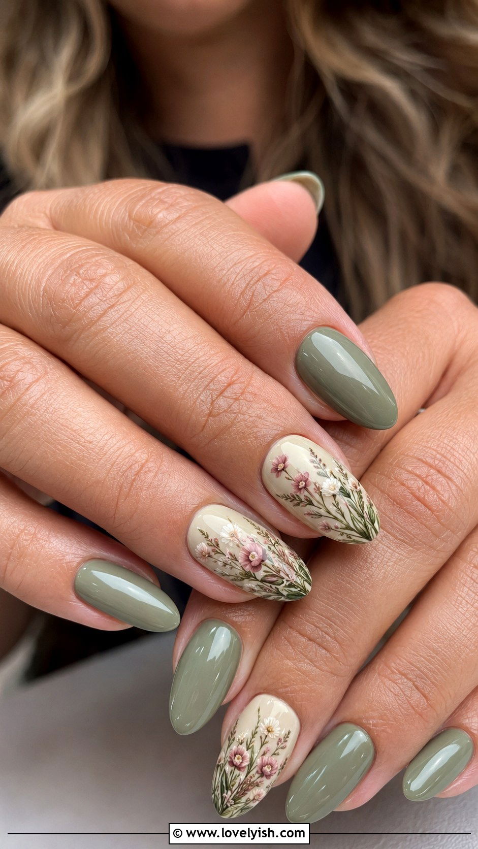 Western Wildflower Nails - 50 western nail designs - 50 western nail designs