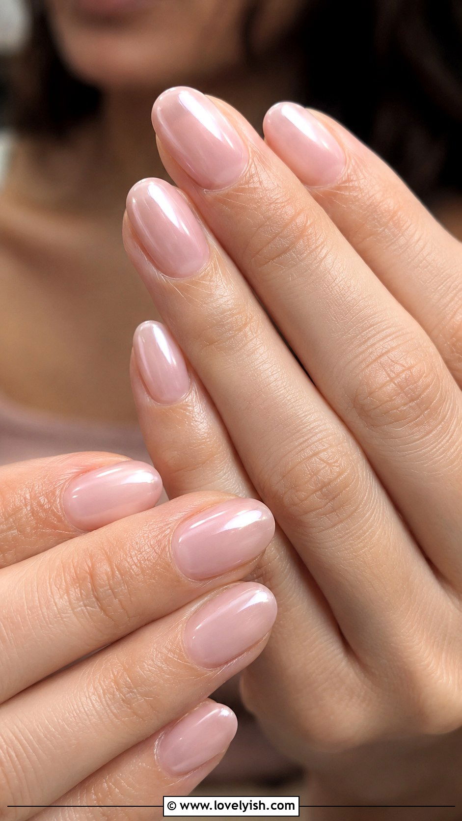 Whisper Pink Glazed Nails - 50 balletcore nails - 50 balletcore nails