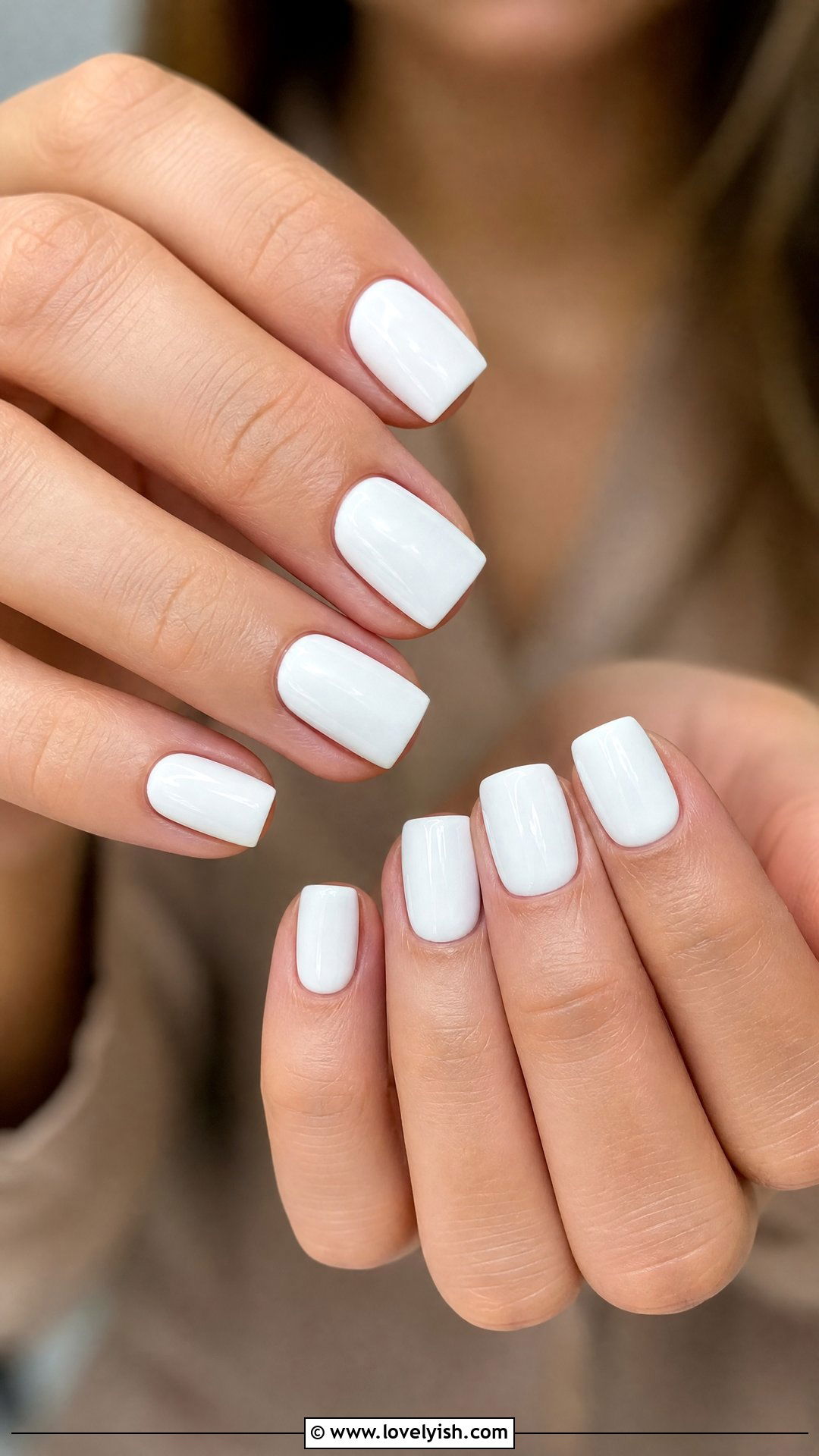 White Almond Nails - 38 white nail designs - 38 white nail designs