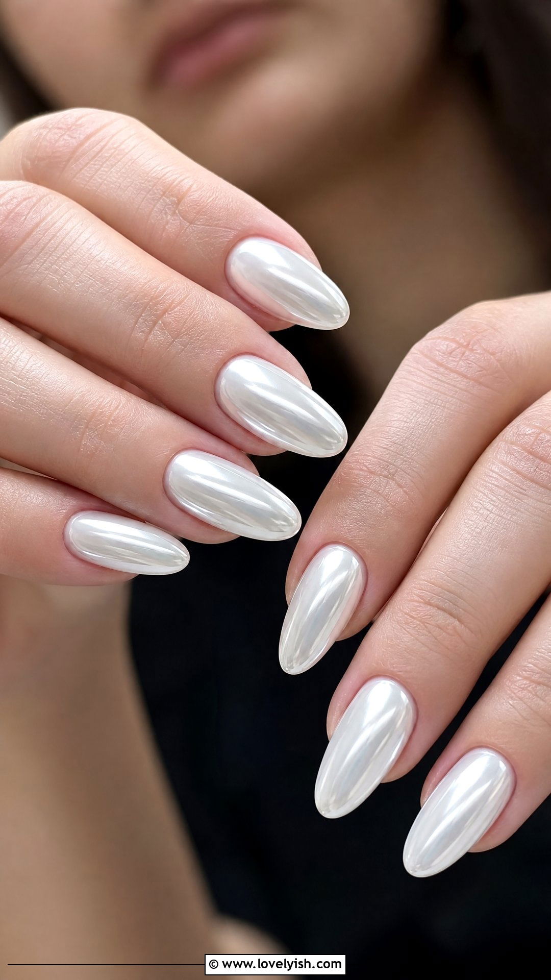 White Chrome Press On Nails - 50 white chrome nails - 50 white chrome nails