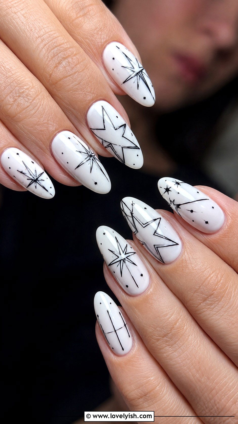 White Cloud Nails - 38 white nail designs - 38 white nail designs