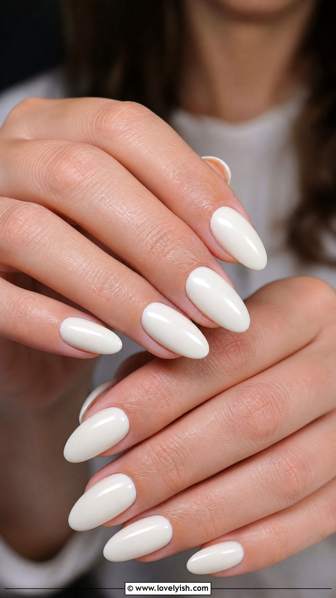 White Coffin Nails - 38 white nail designs - 38 white nail designs