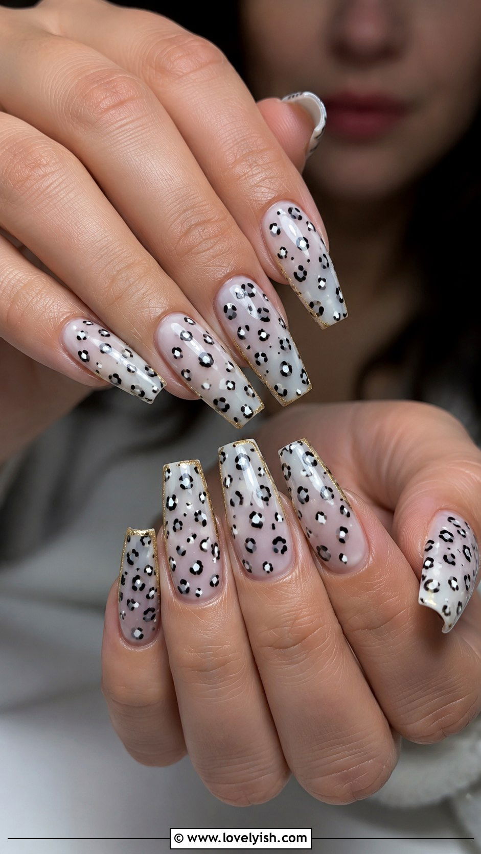 White Nail Designs With Leopard Print - 50 white nails - 50 white nails