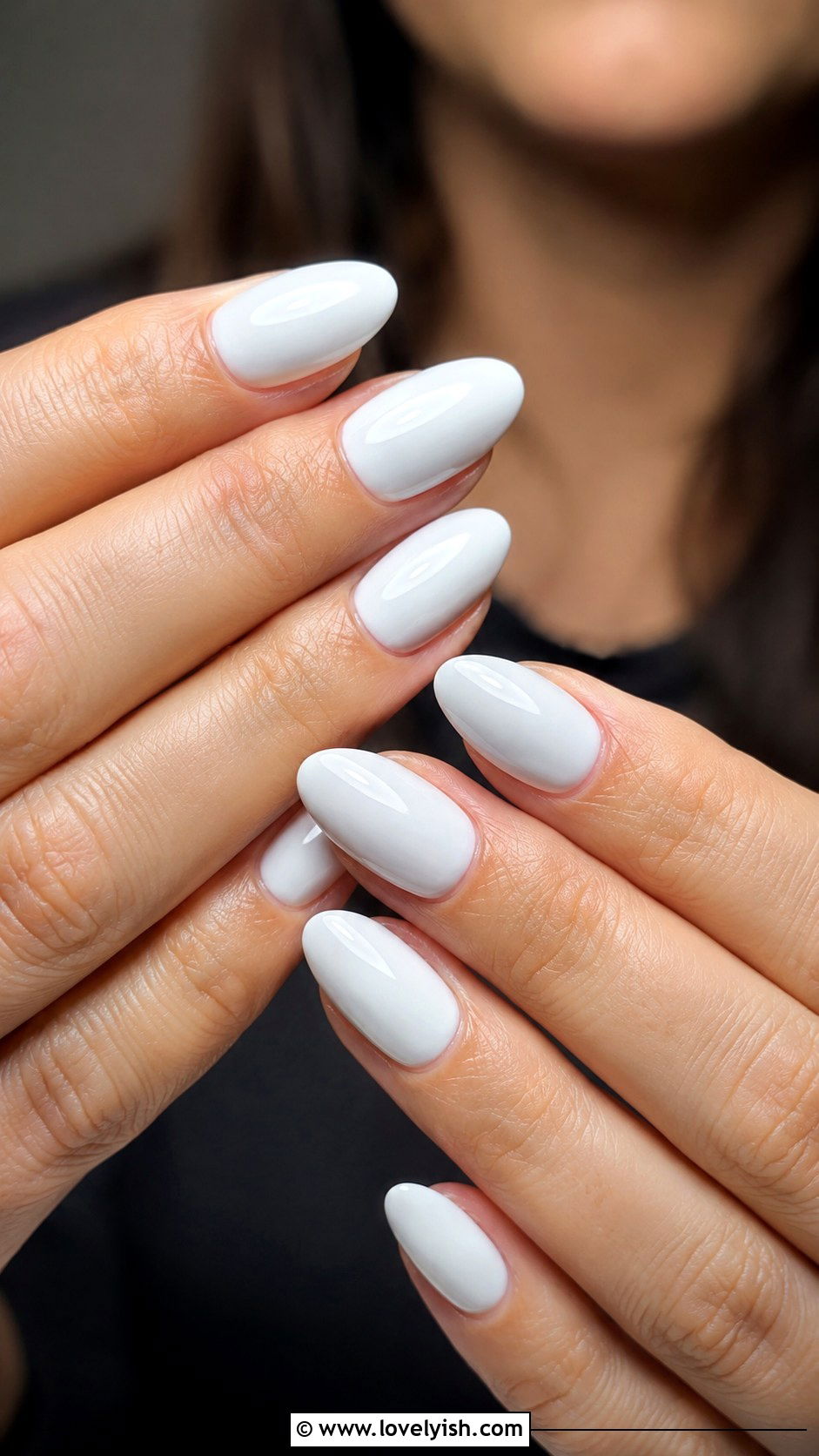 White Nails with Black Details - 38 white nail designs - 38 white nail designs