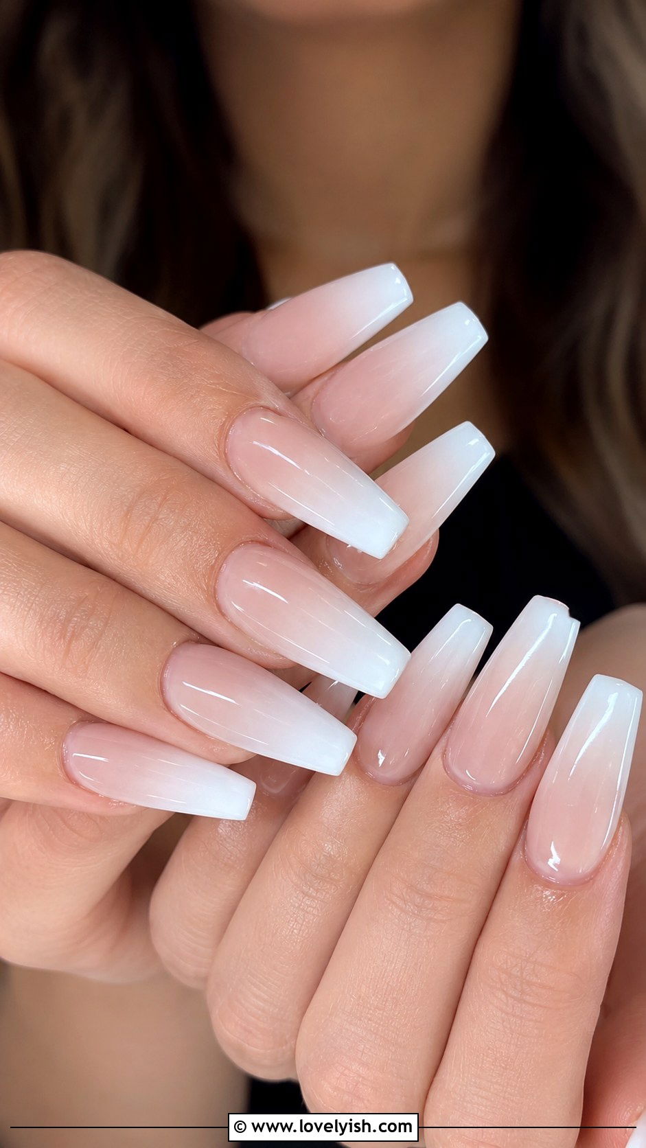 White Ombre Nails - 38 white nail designs - 38 white nail designs