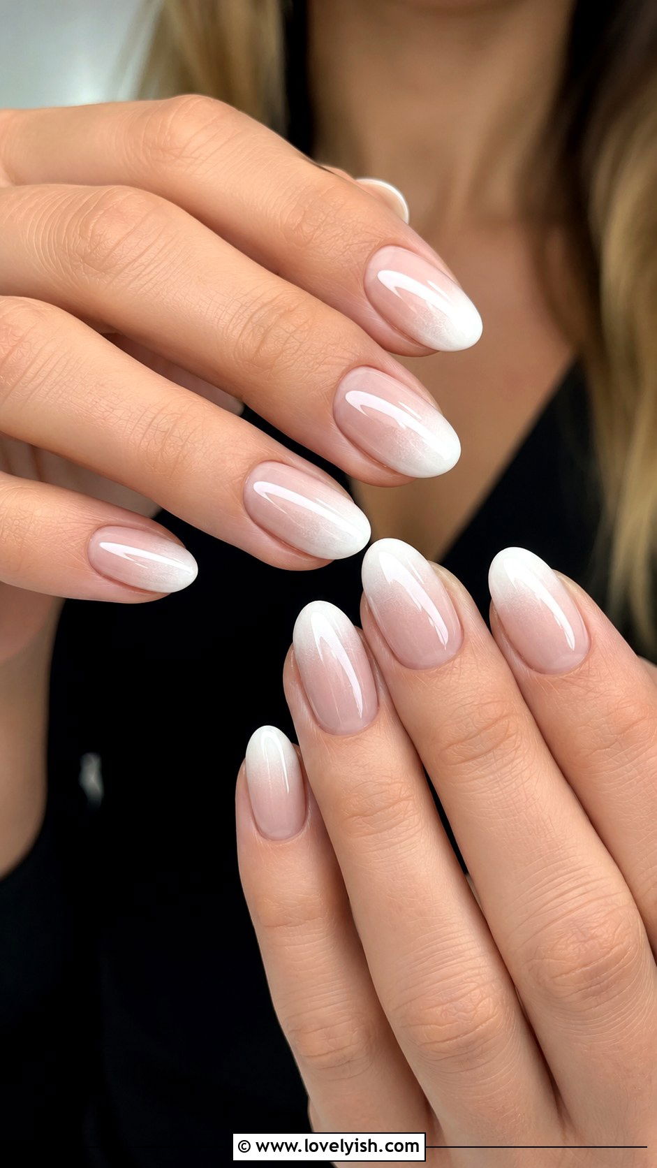 White Ombre Nails - 50 white nails - 50 white nails