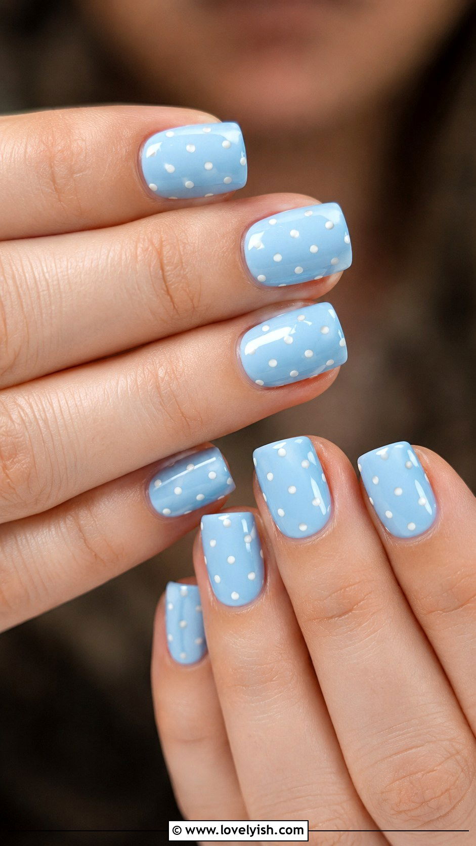 White Polka Dot Nails - 31 simple nail art ideas - 31 simple nail art ideas