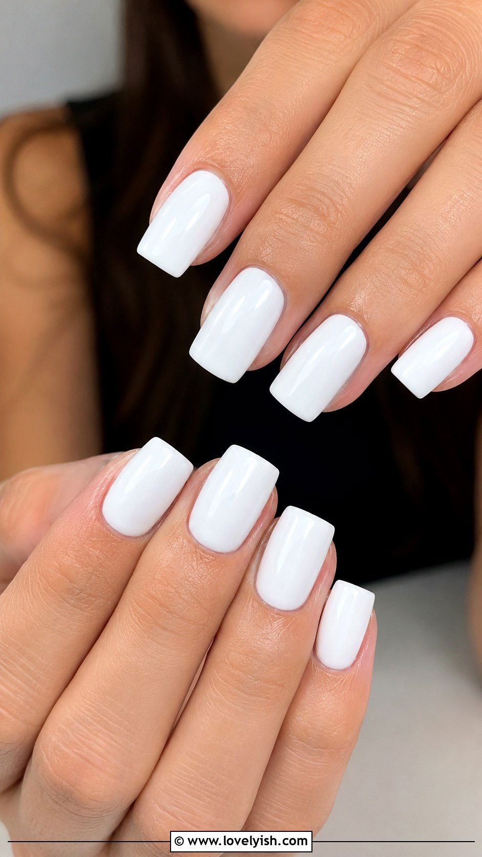 White Square Nails - 50 white nails - 50 white nails