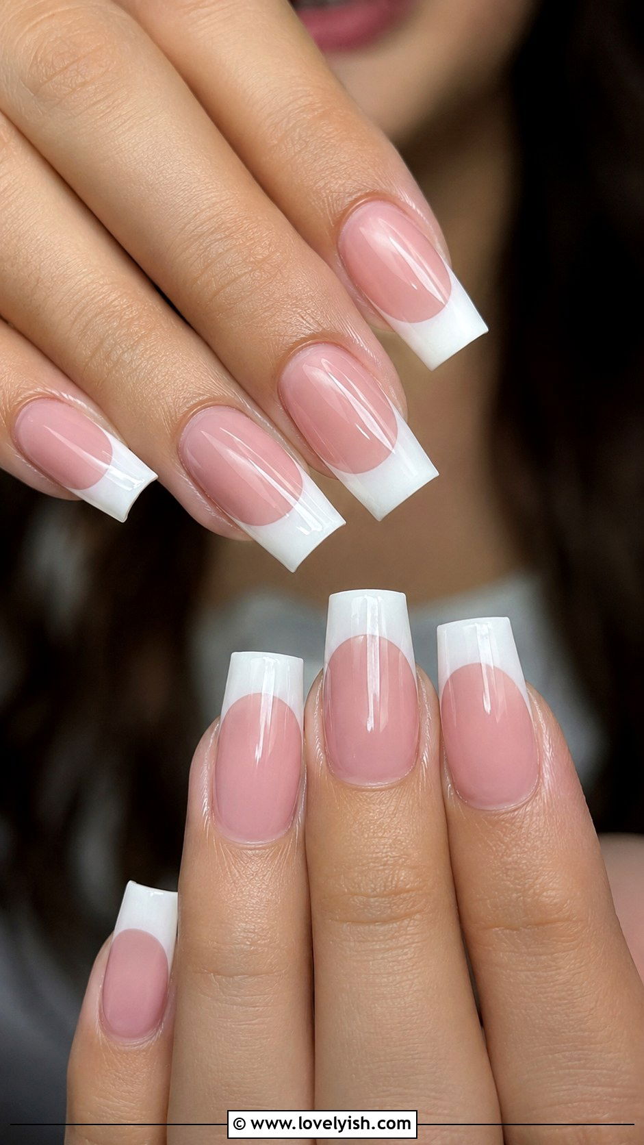White Star and Moon Nails - 38 white nail designs - 38 white nail designs