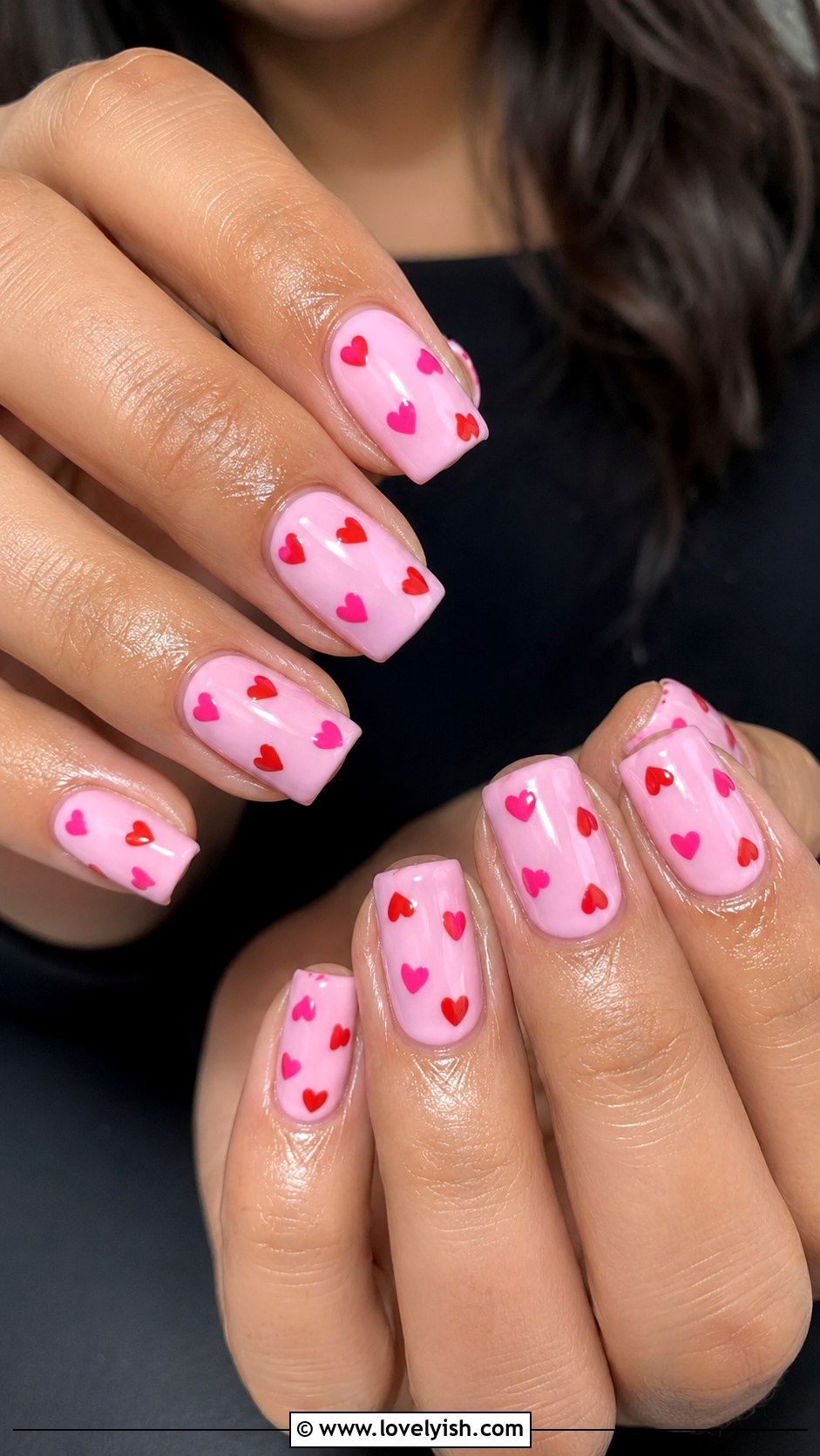Y2K Hearts Gel X Nails - 50 gel x nails - 50 gel x nails