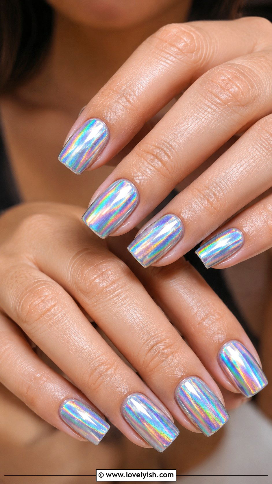 Y2K Holographic Press On Nails - 50 press on nails - 50 press on nails