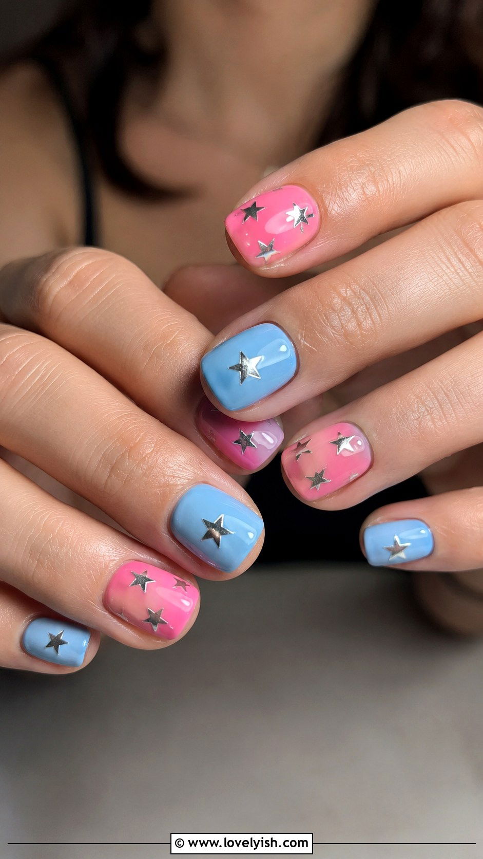 Y2K Star Birthday Nails - 50 birthday nails - 50 birthday nails