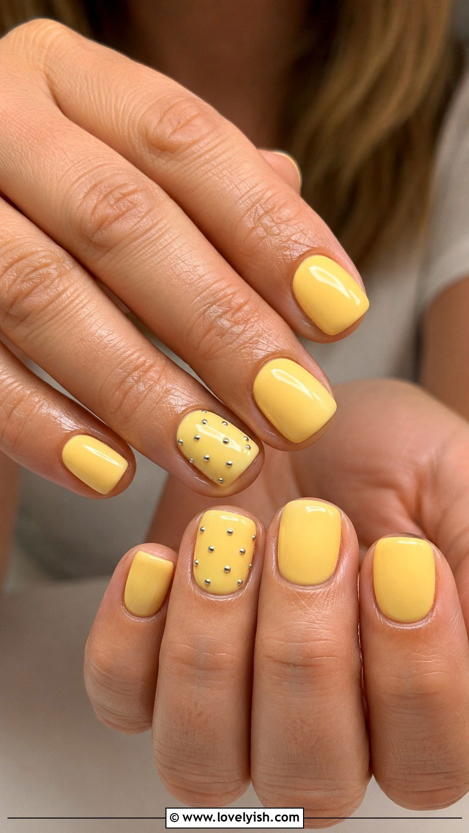 Yellow Butter Easter Nails - 44 easter nail designs - 44 easter nail designs