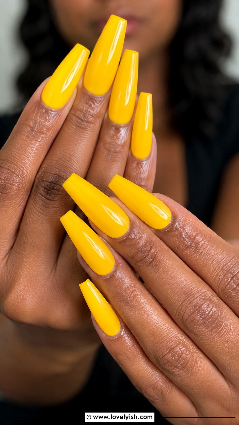 Yellow Coffin Nails - 50 yellow nails - 50 yellow nails